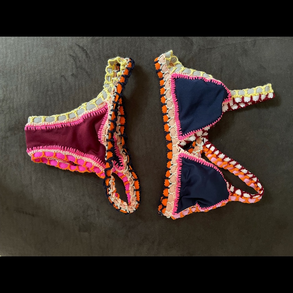 Two piece bathing suit